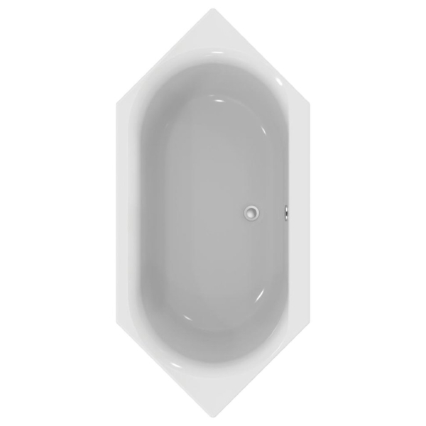 Второе изображеие товара Встраиваемая акриловая шестиугольная ванна 190х90 см Ideal Standard CONNECT AIR E106901 