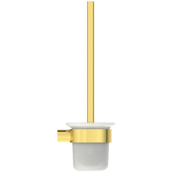 Второе изображеие товара Туалетная щетка с держателем Ideal Standard CONCA, шлифованное золото T4495A2 
