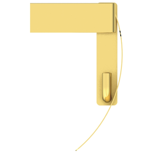 Второе изображеие товара Держатель для туалетной бумаги Ideal Standard CONCA с крышкой, шлифованное золото T4496A2 